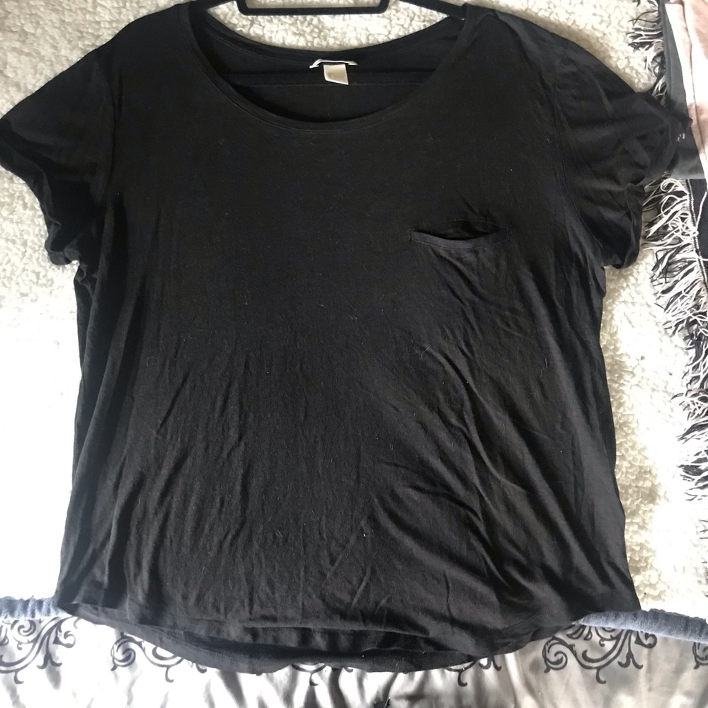 H&M Brand Basic tee in Black